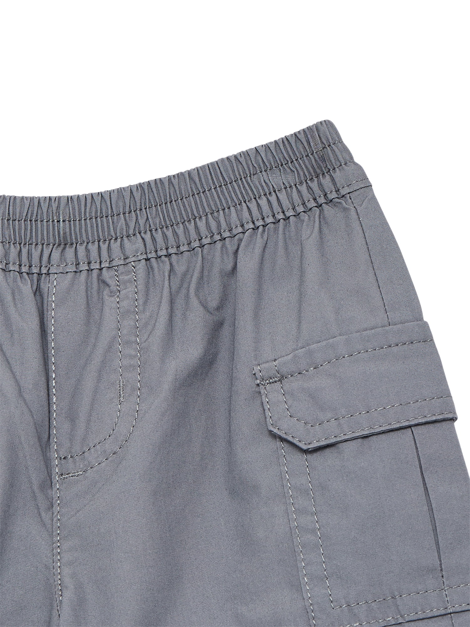Wonder Nation Baby Boys Cotton Poplin Cargo Shorts, Sizes 0M-24M