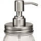 thumbnail image 1 of Paquete de 8 Tapas Dispensadoras de Jabón para Tarro Mason con , Tapas para Dispensador de Jabón En Loción para Decoración de Tarro Mason de Boca Normal de 16 Oz, Plateado, 1 of 5