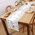 thumbnail image 2 of SHACOS Spring Table Runner 13x72 Inch Wild Flowers Farmhouse Linen Style Table Runner Waterproof Spring Kitchen Dining Table Decoration Indoor Outdoor Home Party Decor, 2 of 6