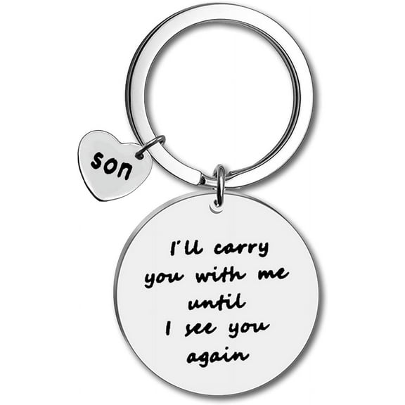 Son Memorial Gifts Loss Memorial Keychain Gift Sympathy Loss of Son for Mother Father Remembrance Jewelry Gift for Parents Bereavement Keyring for Mom Dad Gifts for Loss of Son Infant