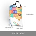 thumbnail image 2 of Honeii USA MAP Print Laundry Hamper Collapsible Laundry Baskets, Freestanding Waterproof Clothes Hamper with Easy Carry Handles, 2 of 5