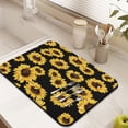 thumbnail image 4 of Coffee Bar Mat Rubber Dish Drying Mat For Kitchen Counter Coffee Mat for Home Bar Gift Kitchen Mat Coffee Bar Accessories Decorative Coffee Shop Chocolate Dish Drying Pad 18''X 24'',Black-1, 4 of 7
