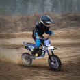 thumbnail image 2 of 49cc 2-Stroke Kids Dirt Bike | Gas Powered Mini Motocross Motorcycle (Ages 8-14) | Improved Front & Rear Disc Brakes | Beach Off-Road Pocket Motorbike, 2 of 8