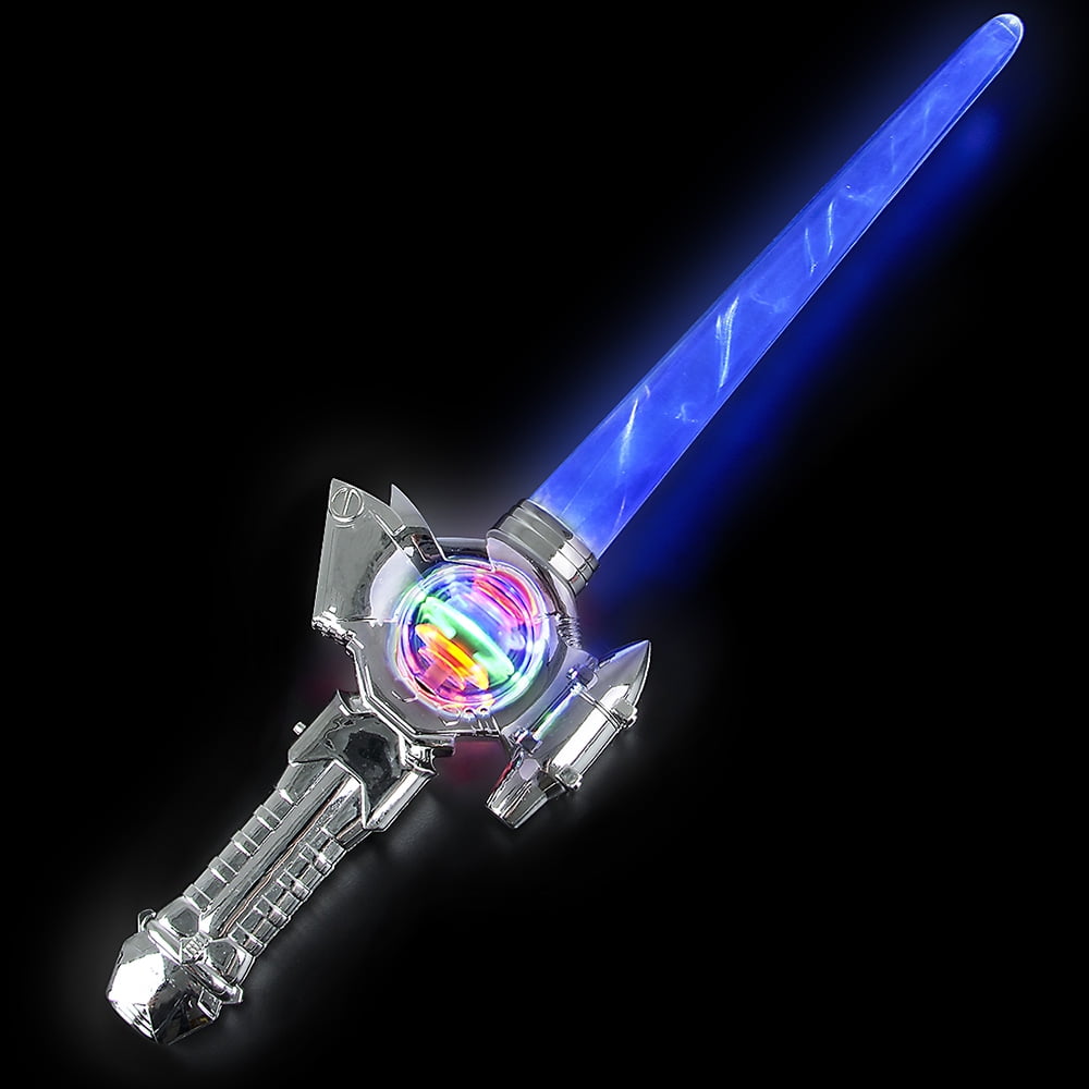 Rinco Spinning Space LightUp Ball LED Sword With Sound, 23"
