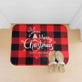 thumbnail image 6 of BGZLEU Personalized Christmas Door Mat Outdoor Welcome Mats,Buffalo Plaid Christmas Doormat for Indoor Outdoor Front Door,Happy New Year Gift for Friend Family, Buffalo Plaid Merry Christmas Door Mat, 6 of 6