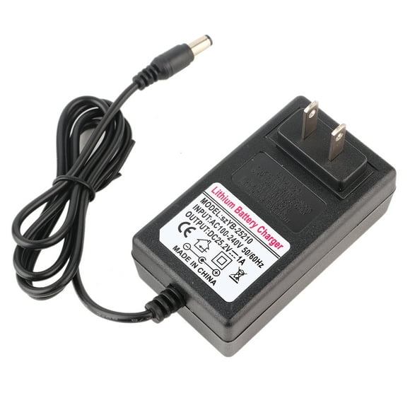Cargador de batería de 25,2 V 1A, adaptador de corriente, fuente de alimentación de carga, enchufe estadounidense de 110-240V
