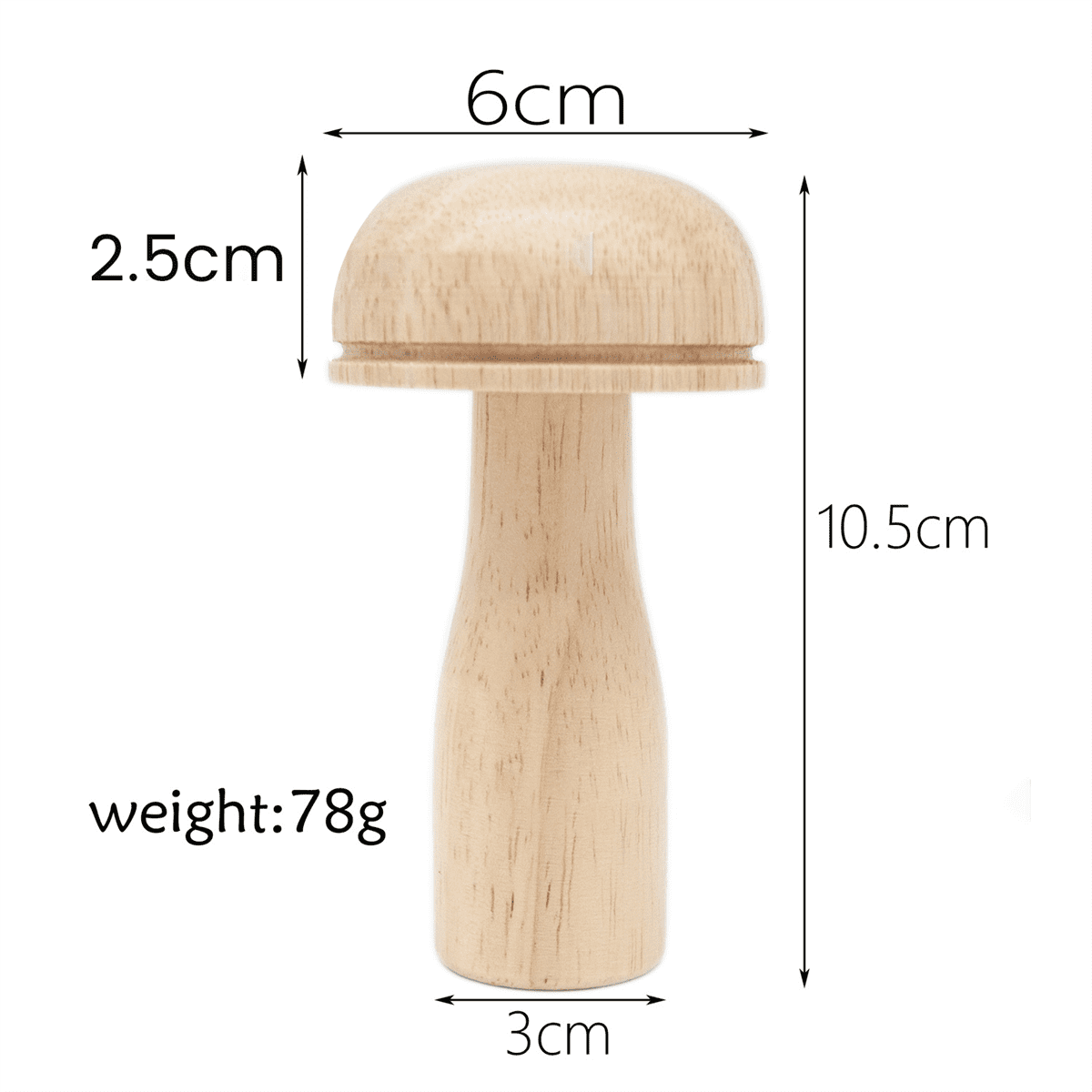2 Pcs Darning Supplies Kit Egg for Socks Mushroom Wooden with Eye Needles Sewing