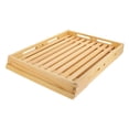 thumbnail image 4 of QUMIIRITY Kitchen Tableware Tray Wood Snack Serving Tray for Camping 1 Piece, 4 of 7