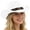 Z20-White, variant on Vented Straw Cowboy Hat for Women Men Cattleman Crease Wide Brim Breathable Lightweight Western Cowgirl Hat Summer Beach