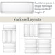 thumbnail image 5 of Set organizador de cajones StorI SimpleSort, 6 piezas, plástico transparente, 5 of 8