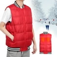 thumbnail image 3 of Vobor Three‑speed Heated Vest USB Electric Waterproof Heated Vest Heated Jacket Winter Vest for Outdoor Motorcycle Camping Fishing Skiing, 3 of 8