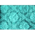 thumbnail image 1 of Ahgly Company Machine Washable Indoor Rectangle Abstract Turquoise Blue Contemporary Area Rugs, 8' x 10', 1 of 4