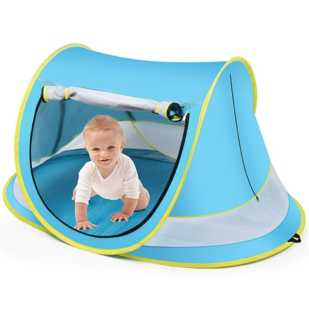 Baby Beach Tent,Large Pop Up Baby Pool Tent,Summer Sun Shelters Shade