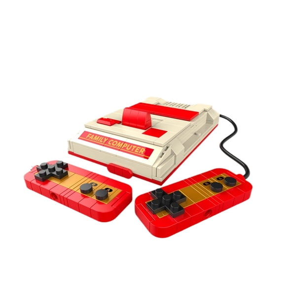 Remocguys Retro Game Console Building Set Compatible with Lego Electronic Devices Vintage Creative Decor for Adults Teens 228 pcs