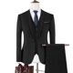 thumbnail image 2 of Traje de 3 piezas para hombre, Blazer, chaleco y pantalones, traje Formal ajustado, informal, ideal para negocios, banquete, trabajo, estilo británico, noche, 2 of 5