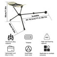 thumbnail image 4 of YOPTOP Repose-Pieds de Chaise de Camping Portable Pliant Jambe Repose-Pieds de Camping Robuste Amovible Repose-Pieds de Camp Rétractable, beige, 4 of 9