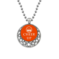thumbnail image 1 of Collier Pendentif Expressif Heureux Positif Rétro Lune Étoiles Bijou, 1 of 3