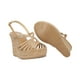 thumbnail image 5 of Sandalia Plataforma Con Yute Natural Con Látigos Estilizados Para Mujer Platonia ITZEL-01-NATURAL, 5 of 8