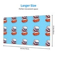 thumbnail image 3 of Balery Sushi Salmon Surfing Mouse Pad ,15.8x29.5 In Large Gaming Mouse Pad Desk Mat Long Non-Slip Rubber Stitched Edges,Waterproof Mousepad Desk Mat For Gamer Office Home, 3 of 9