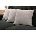 thumbnail image 5 of Ambesonne Love Throw Pillow Cover 4 Pack, Stripe Sketch Heart, 24", Pale Pink and Black, 5 of 5