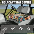 thumbnail image 3 of Whosucclay Floral Butterfly Mandala Golf Cart Seat Cover Blanket, with 4 Pockets Non-slip Anti-Scratch Seat Cushion Cover for Club Car Yamaha EZGO, 52.36" x 32.28", 3 of 7