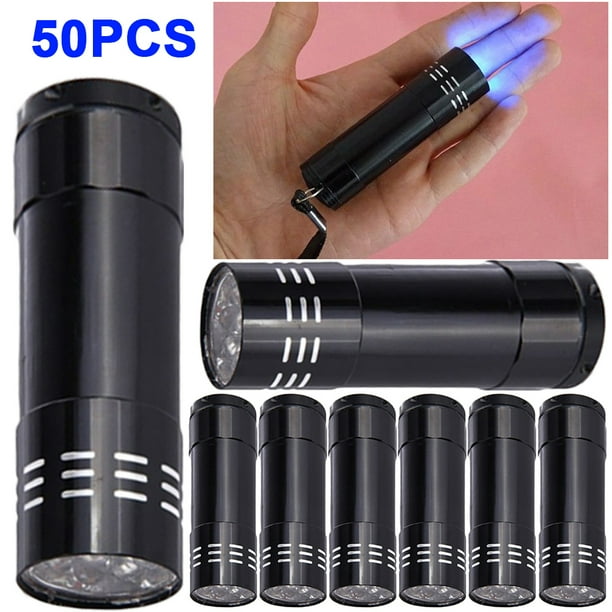 9 LED UV Light Torch 50LM 395nm Scorpion Lámpara Inspección para Senderismo/Camping/Hogar