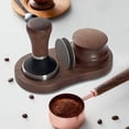 thumbnail image 3 of Café en polvo de madera Martillo Base Tamper Holder Accesorios de café (marrón oscuro) Ndcxsfigh Libre de BPA, 3 of 5