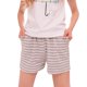 thumbnail image 1 of Pantalones cortos de pijama de algodón para dormir de verano, pantalones de pijama elásticos sueltos para mujer Inevent FS11494-22, 1 of 7