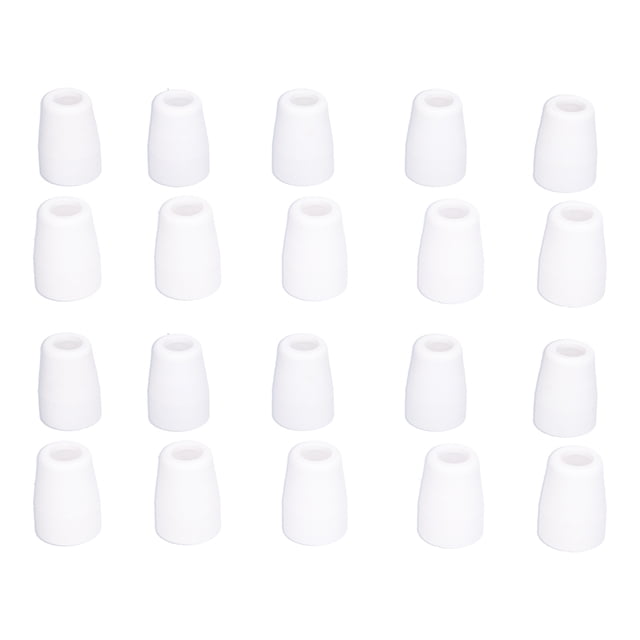 Oubit Plasma Cutter Consumables,20Pcs Plasma Cutter Ceramic Welding Accessories Ceramic Shield Cup Consumables Elevated Design