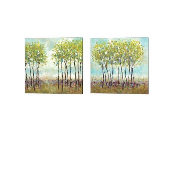 Great Art Now Foxwood by Wani Pasion 2 Piece Canvas Art Set Each 14W x 14H