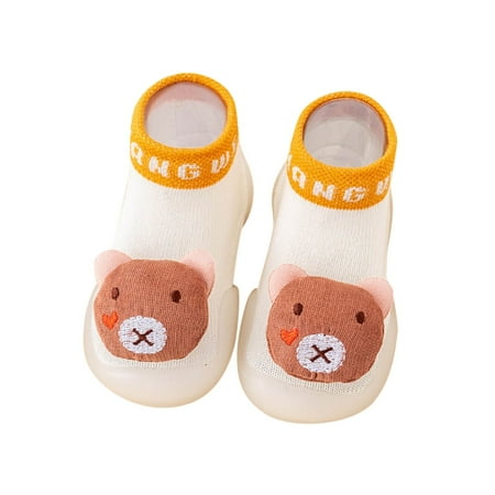 

QYZEU Slip On Canvas Shoes for Boys Toddler Boots Girls Cat And Summer And Autumn Comfortable Toddler Shoes Cute Owl Bear Children Mesh Breathable Floor