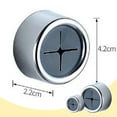 thumbnail image 3 of No-Drill Silicone Towel Grabber Hook, Self-Adhesive Wall Hook for Bathroom Kitchen Door, Reusable Laundry Bag Holder, teen-Safe Chrome-Finish Utility Hook for Robes, Keys, Loofah, A Suspended Frame, 3 of 9