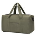 thumbnail image 1 of yeacher Sac de Voyage Spacieux en Toile, Vert Armée, Grande Taille pour une Utilisation Durable, 1 of 6