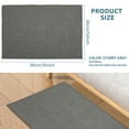 thumbnail image 2 of Jokapy Non-Skid Polyester Kitchen Rug, Absorbent Kitchen Floor Mat, 24" x 36", Gray, 2 of 11