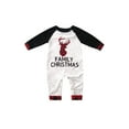 thumbnail image 1 of Faithtur Pyjamas de Noël pour la Famille, Hauts Raglan Cerf + Pantalons à Carreaux, 1 of 9