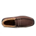 thumbnail image 6 of Big Size Winter Men's Casual Loafers Slip On Outdoor Fuzzy Furry Loafers Leather Warm Comfortable Shoes Male Driving Shoes Moccasins Classic Penny Loafer Flats Boat Shoes, 6 of 20