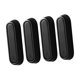 thumbnail image 5 of 4 piezas de metal plegable plegable ganchos de montaje de montaje entradas de gancho con tornillos resistentes ensamblaje sencillo multifuncional 90  degree Negro, 5 of 8