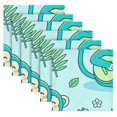 thumbnail image 3 of Iauyy Satin Napkins Set of 1- Happy Monkey 2 DIY Printing Decoration Cloth Napkin- Easy Care for Home/Party, 3 of 8
