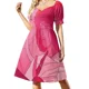 thumbnail image 3 of fwc 0990 sthenge Vestido de manga corta para mujer Vestidos sueltos elegantes Vestido para mujer, 3 of 7