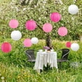 thumbnail image 2 of 12Pcs Paper Lanterns with Assorted Colors and Sizes Paper Lanterns Decorative,Chinese Paper Hanging Decorations Ball Lanterns Lamps for Home Decor, Parties, and Weddings (Pink), 2 of 7