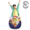 thumbnail image 3 of Snake Storage Toy Bag Chair, Demonstration of Curvy Lengthy Poisonous Animals Along Motifs on Skin, Stuffed Animal Organizer Washable Bag, Large Size, Dark Lavender Multicolor, by Ambesonne, 3 of 3