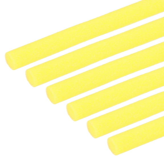 Uxcell Backer Rod 3/8 Inch x 3.3 Feet, Foam Rod Caulk Saver Joint Filler Rope Gaps Crack Filling (10mm), Yellow 6 Pcs