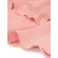 thumbnail image 5 of DARING DIVA Women's Crew Neck Cap Sleeve A-Line Layered Ruffled Mid-Length Dress S Pink, 5 of 6