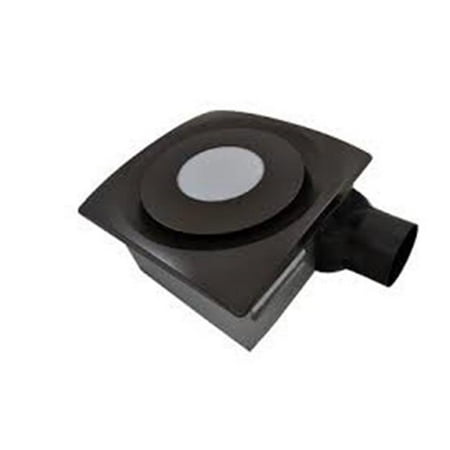

Low Profile 120 CFM 0.7 Sones Slim Fit Bathroom Ceiling Fan with LED Light & Humidity Sensor - Oil Rubbed Bronze Grille
