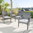 thumbnail image 1 of Best Selling Home Solomon Wicker Stacking Chairs - Set of 4, 1 of 5