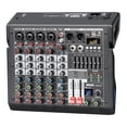 thumbnail image 1 of Mezclador de audio TKLBLS DJ profesional de 6 canales con 99 DSP, 1 of 8