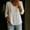 White, variant on Flowy Tops Button Down Shirts Women's Cotton Linen Shirt Tops Casual Crew Neck Long Sleeve Button Down Tee Shirt Blouses V Neck Blouses for Women Cotton Blouse Womens Blouses Casual Pink Xl