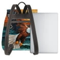 thumbnail image 3 of Balery Textured Bald Eagle Mochila de Cuero para Mujeres, Gran Capacidad, Bolsa de Viaje Multifuncional, Mochila de Cuero y Bolsa de Hombro para Mujeres, 3 of 4
