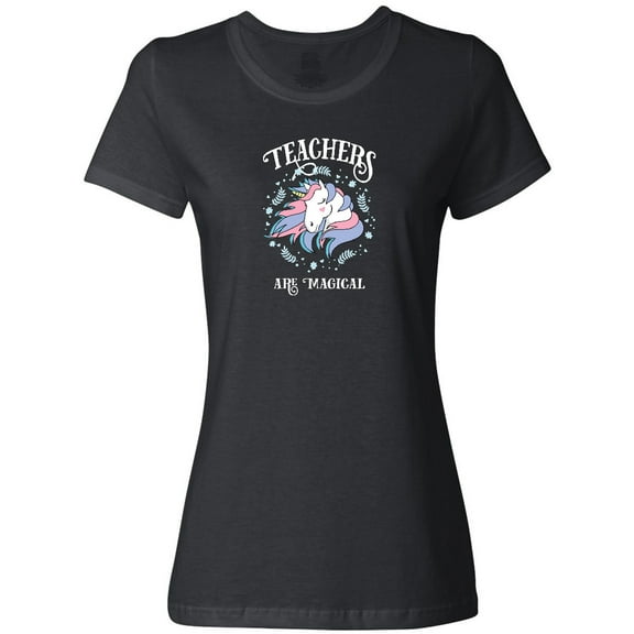 Inktastic Magical Unicorn Teacher Women's T-Shirt