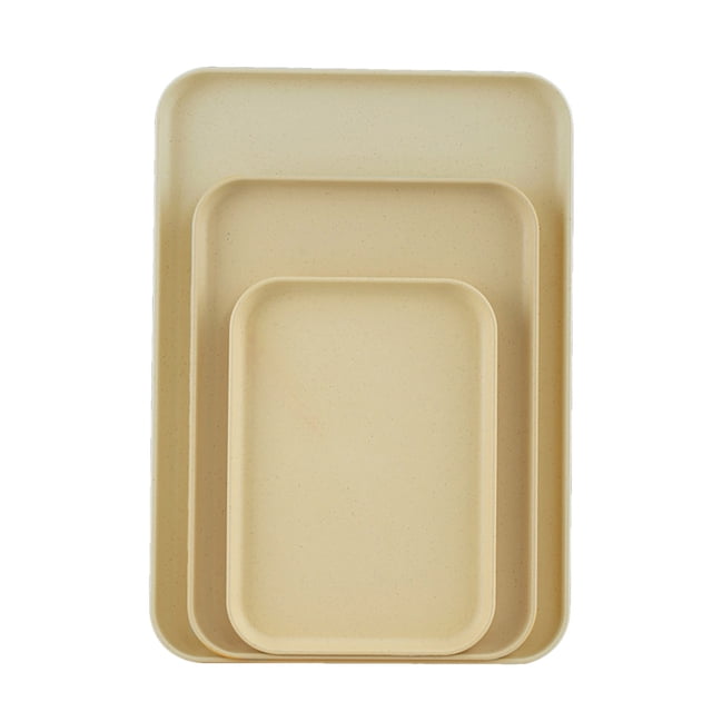 LLQkigsxse Petits Plats en Verre pour Cuisson Options de Tailles Multicolores Multiples Utilisation Plateau de Service Grande Capacité Plateau de Rangement Pratique de Qualité Alimentaire pour la Maison Pâtisserie Déformée Antichoc P